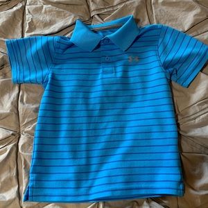 Boys under armour polo shirt